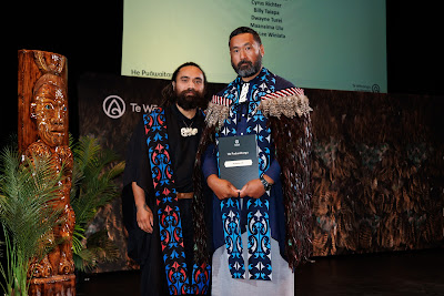Photo from the TWoA Whirikoka 2023 Graduation (Gisborne), held at the War Memorial Theatre, Gisborne, East Coast, New Zealand on Wednesday 5 April, 2023. Photo by Mike Walen / KeyImagery Photography. Copyright: © Te Wānanga o Aotearoa.
