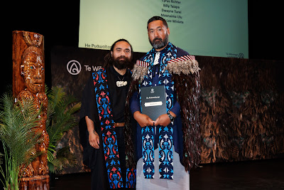 Photo from the TWoA Whirikoka 2023 Graduation (Gisborne), held at the War Memorial Theatre, Gisborne, East Coast, New Zealand on Wednesday 5 April, 2023. Photo by Mike Walen / KeyImagery Photography. Copyright: © Te Wānanga o Aotearoa.