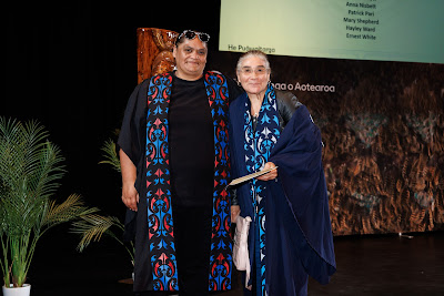 Photo from the TWoA Whirikoka 2023 Graduation (Gisborne), held at the War Memorial Theatre, Gisborne, East Coast, New Zealand on Wednesday 5 April, 2023. Photo by Mike Walen / KeyImagery Photography. Copyright: © Te Wānanga o Aotearoa.