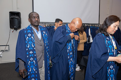 Photos from Ceremony 2 of the 2024 TWoA Tāmaki Makaurau Graduations (November) held at the Manukau City Baptist Church in Manukau, Auckland, New Zealand on Monday, 4 November, 2024 @ 6:00pm. Photography by Alick Saunders for KeyImagery Photography. Copyright: © 2024 Te Wānanga o Aotearoa.