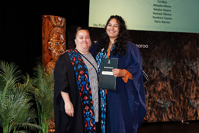 Photo from the TWoA Whirikoka 2023 Graduation (Gisborne), held at the War Memorial Theatre, Gisborne, East Coast, New Zealand on Wednesday 5 April, 2023. Photo by Mike Walen / KeyImagery Photography. Copyright: © Te Wānanga o Aotearoa.