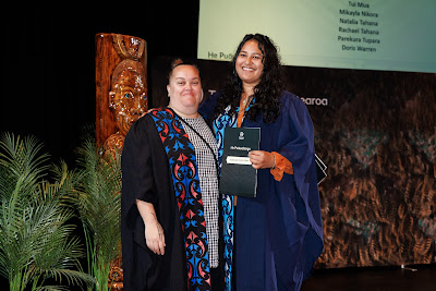 Photo from the TWoA Whirikoka 2023 Graduation (Gisborne), held at the War Memorial Theatre, Gisborne, East Coast, New Zealand on Wednesday 5 April, 2023. Photo by Mike Walen / KeyImagery Photography. Copyright: © Te Wānanga o Aotearoa.