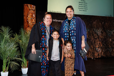 Photo from the TWoA Whirikoka 2023 Graduation (Gisborne), held at the War Memorial Theatre, Gisborne, East Coast, New Zealand on Wednesday 5 April, 2023. Photo by Mike Walen / KeyImagery Photography. Copyright: © Te Wānanga o Aotearoa.