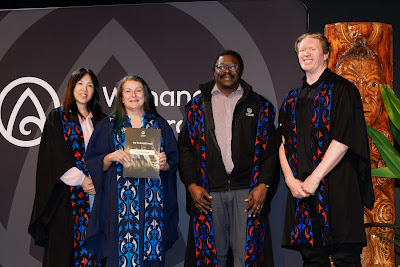 Photo from Ceremony 4 of the TWoA Tāmaki Makaurau 2025 Graduations (May 2025) held at the Mangere Arts Centre in Auckland, New Zealand on Tuesday, 27 May, 2025. Photo by Mike Walen / KeyImagery Photography. Copyright: © 2025 Te Wānanga o Aotearoa.