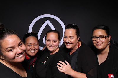 Photo from the TWoA Tainui 2018 Graduations (Ceremony 1),  held at Hamilton Boys' High School, Hamilton, New Zealand. Taken: Thursday 19 April 2018. Photo: InstaBooth by KeyImagery. Copyright: © Te Wananga o Aotearoa.