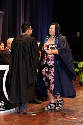 Photo from the TWoA Tāmaki Makaurau 2023 Graduations (Ceremony 3 @ 8pm), held at the Due Drop Events Centre, Manukau, Auckland, New Zealand on Wednesday, 7 June, 2023. Photo: Mike Walen / KeyImagery Photography. Copyright: © Te Wānanga o Aotearoa.