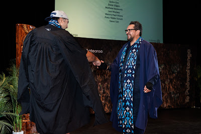 Photo from the TWoA Whirikoka 2023 Graduation (Gisborne), held at the War Memorial Theatre, Gisborne, East Coast, New Zealand on Wednesday 5 April, 2023. Photo by Mike Walen / KeyImagery Photography. Copyright: © Te Wānanga o Aotearoa.