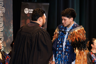 Photo from the TWoA Tāmaki Makaurau 2023 Graduations (Ceremony 4 @ 10am), held at the Due Drop Events Centre, Manukau, Auckland, New Zealand on Thursday, 8 June, 2023. Photo: Mike Walen / KeyImagery Photography. Copyright: © Te Wānanga o Aotearoa.