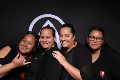 Photo from the TWoA Tainui 2018 Graduations (Ceremony 1),  held at Hamilton Boys' High School, Hamilton, New Zealand. Taken: Thursday 19 April 2018. Photo: InstaBooth by KeyImagery. Copyright: © Te Wananga o Aotearoa.