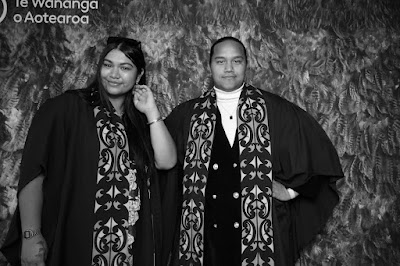 Booth photo from the TWoA Whirikoka 2023 Graduation (Gisborne), held at the War Memorial Theatre, Gisborne, East Coast, New Zealand on Wednesday 5 April, 2023. Photo: InstaBooth by KeyImagery Photography. Copyright: © Te Wānanga o Aotearoa.