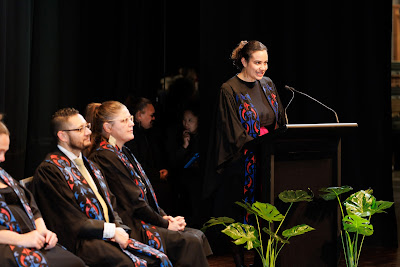 Photo from the TWoA Tāmaki Makaurau 2023 Graduations (Ceremony 5 @ 3pm), held at the Due Drop Events Centre, Manukau, Auckland, New Zealand on Thursday, 8 June, 2023. Photo: Mike Walen / KeyImagery Photography. Copyright: © Te Wānanga o Aotearoa.