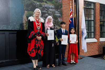 Photo from the HCC NZ Citizenship Ceremony (Afternoon) held in The Atrium, Wintec/Te Pukenga, Hamilton, Waikato, New Zealand at 3:30pm on Monday, 12 February, 2024. Photo: Mike Walen / KeyImagery Photography. Copyright: © Hamilton City Council.