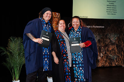Photo from the TWoA Whirikoka 2023 Graduation (Gisborne), held at the War Memorial Theatre, Gisborne, East Coast, New Zealand on Wednesday 5 April, 2023. Photo by Mike Walen / KeyImagery Photography. Copyright: © Te Wānanga o Aotearoa.