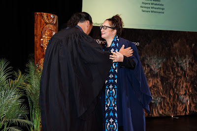Photo from the TWoA Whirikoka 2023 Graduation (Gisborne), held at the War Memorial Theatre, Gisborne, East Coast, New Zealand on Wednesday 5 April, 2023. Photo by Mike Walen / KeyImagery Photography. Copyright: © Te Wānanga o Aotearoa.