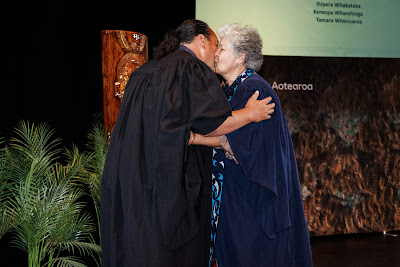 Photo from the TWoA Whirikoka 2023 Graduation (Gisborne), held at the War Memorial Theatre, Gisborne, East Coast, New Zealand on Wednesday 5 April, 2023. Photo by Mike Walen / KeyImagery Photography. Copyright: © Te Wānanga o Aotearoa.