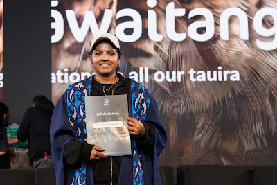 Photo from Ceremony 4 of the TWoA Tāmaki Makaurau 2025 Graduations (May 2025) held at the Mangere Arts Centre in Auckland, New Zealand on Tuesday, 27 May, 2025. Photo by Mike Walen / KeyImagery Photography. Copyright: © 2025 Te Wānanga o Aotearoa.