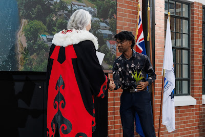 Photo from the HCC NZ Citizenship Ceremony (Afternoon) held in The Atrium, Wintec/Te Pukenga, Hamilton, Waikato, New Zealand at 3:30pm on Monday, 12 February, 2024. Photo: Mike Walen / KeyImagery Photography. Copyright: © Hamilton City Council.