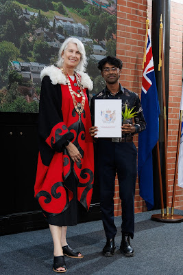 Photo from the HCC NZ Citizenship Ceremony (Afternoon) held in The Atrium, Wintec/Te Pukenga, Hamilton, Waikato, New Zealand at 3:30pm on Monday, 12 February, 2024. Photo: Mike Walen / KeyImagery Photography. Copyright: © Hamilton City Council.