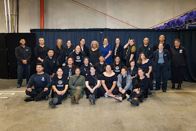 Photo from the TWoA Tāmaki Makaurau 2023 November Graduations (Ceremony 2 @ 6pm), held at the Due Drop Events Centre, Manukau, Auckland, New Zealand on Tuesday, 28 November, 2023. Photo: Mike Walen / KeyImagery Photography. Copyright: © Te Wānanga o Aotearoa.