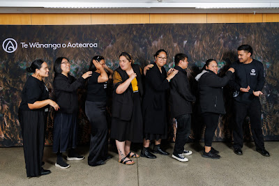 Photo from the TWoA Tāmaki Makaurau 2023 November Graduations (Ceremony 2 @ 6pm), held at the Due Drop Events Centre, Manukau, Auckland, New Zealand on Tuesday, 28 November, 2023. Photo: Mike Walen / KeyImagery Photography. Copyright: © Te Wānanga o Aotearoa.