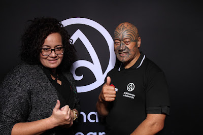 Photo from the TWoA Tainui 2018 Graduations (Ceremony 1),  held at Hamilton Boys' High School, Hamilton, New Zealand. Taken: Thursday 19 April 2018. Photo: InstaBooth by KeyImagery. Copyright: © Te Wananga o Aotearoa.