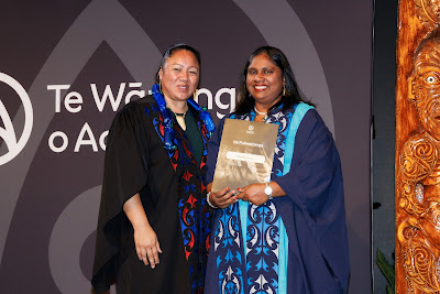 Photo from Ceremony 1 of the TWoA Tāmaki Makaurau 2025 Graduations (May 2025) held at the Mangere Arts Centre in Auckland, New Zealand on Monday, 26 May, 2025. Photo by Mike Walen / KeyImagery Photography. Copyright: © 2025 Te Wānanga o Aotearoa.