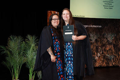 Photo from the TWoA Whirikoka 2023 Graduation (Gisborne), held at the War Memorial Theatre, Gisborne, East Coast, New Zealand on Wednesday 5 April, 2023. Photo by Mike Walen / KeyImagery Photography. Copyright: © Te Wānanga o Aotearoa.