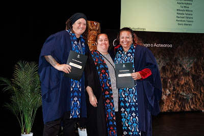 Photo from the TWoA Whirikoka 2023 Graduation (Gisborne), held at the War Memorial Theatre, Gisborne, East Coast, New Zealand on Wednesday 5 April, 2023. Photo by Mike Walen / KeyImagery Photography. Copyright: © Te Wānanga o Aotearoa.