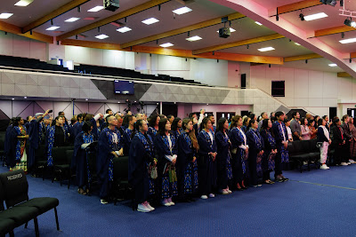 Photo from Ceremony 3 of the TWoA Tāmaki Makaurau 2025 Graduations (May 2025) held at the Mangere Arts Centre in Auckland, New Zealand on Tuesdday, 27 May, 2025. Photo by Mike Walen / KeyImagery Photography. Copyright: © 2025 Te Wānanga o Aotearoa.
