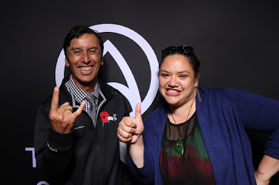 Photo from the TWoA Tainui 2018 Graduations (Ceremony 1),  held at Hamilton Boys' High School, Hamilton, New Zealand. Taken: Thursday 19 April 2018. Photo: InstaBooth by KeyImagery. Copyright: © Te Wananga o Aotearoa.