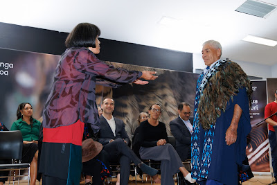 Photo from the TWoA Te Tai Tokerau (Kaitaia) 2025 Graduation held at Te Kura Kaupapa Maori o Pukemiro in Kaitaia, Northland, New Zealand on Monday, 14 April, 2025. Photo by Mike Walen / KeyImagery Photography. Copyright: © 2025 Te Wānanga o Aotearoa.