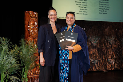 Photo from the TWoA Whirikoka 2023 Graduation (Gisborne), held at the War Memorial Theatre, Gisborne, East Coast, New Zealand on Wednesday 5 April, 2023. Photo by Mike Walen / KeyImagery Photography. Copyright: © Te Wānanga o Aotearoa.