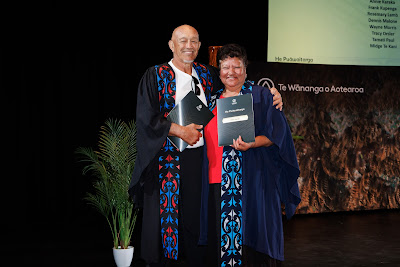 Photo from the TWoA Whirikoka 2023 Graduation (Gisborne), held at the War Memorial Theatre, Gisborne, East Coast, New Zealand on Wednesday 5 April, 2023. Photo by Mike Walen / KeyImagery Photography. Copyright: © Te Wānanga o Aotearoa.