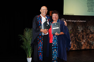 Photo from the TWoA Whirikoka 2023 Graduation (Gisborne), held at the War Memorial Theatre, Gisborne, East Coast, New Zealand on Wednesday 5 April, 2023. Photo by Mike Walen / KeyImagery Photography. Copyright: © Te Wānanga o Aotearoa.