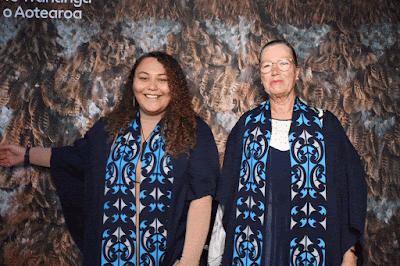 Booth photo from the TWoA Whirikoka 2023 Graduation (Gisborne), held at the War Memorial Theatre, Gisborne, East Coast, New Zealand on Wednesday 5 April, 2023. Photo: InstaBooth by KeyImagery Photography. Copyright: © Te Wānanga o Aotearoa.