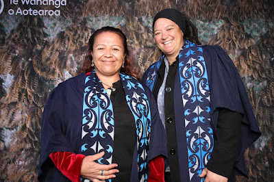 Booth photo from the TWoA Whirikoka 2023 Graduation (Gisborne), held at the War Memorial Theatre, Gisborne, East Coast, New Zealand on Wednesday 5 April, 2023. Photo: InstaBooth by KeyImagery Photography. Copyright: © Te Wānanga o Aotearoa.