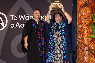 Photo from Ceremony 1 of the TWoA Tāmaki Makaurau 2025 Graduations (May 2025) held at the Mangere Arts Centre in Auckland, New Zealand on Monday, 26 May, 2025. Photo by Mike Walen / KeyImagery Photography. Copyright: © 2025 Te Wānanga o Aotearoa.