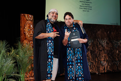 Photo from the TWoA Whirikoka 2023 Graduation (Gisborne), held at the War Memorial Theatre, Gisborne, East Coast, New Zealand on Wednesday 5 April, 2023. Photo by Mike Walen / KeyImagery Photography. Copyright: © Te Wānanga o Aotearoa.
