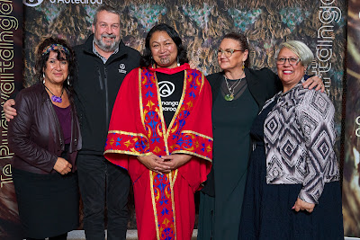 Photo from the TWoA Waiariki 2023 Graduations (Kawerau), held at  Rautahi Marae, Kawerau, Bay of Plenty, New Zealand on Friday, 2 June, 2023. Photo: Alick Saunders for KeyImagery Photography. Copyright: © Te Wānanga o Aotearoa.