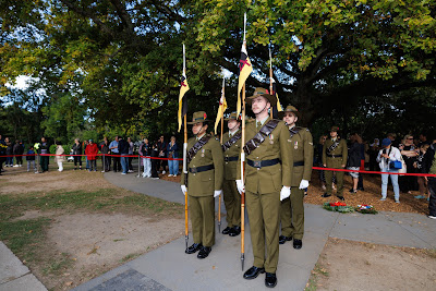 Photo from the Anzac Day 2025 Civic Service held at Memorial Park in Hamilton, Waikato, New Zealand on Friday, 25 April, 2025. Photography by Mike Walen / KeyImagery Photography. Copyright: © 2025 Hamilton City Council.