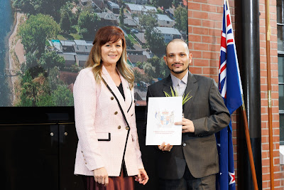 Photo from the HCC NZ Citizenship Ceremony 1 (Morning) held at The Atrium, Wintec/Te Pukenga, Hamilton, Waikato, New Zealand at 10:00am on Monday, 12 August, 2024. Photo: Mike Walen / KeyImagery Photography. Copyright: © Hamilton City Council.