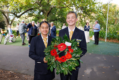 Photo from the Anzac Day 2025 Civic Service held at Memorial Park in Hamilton, Waikato, New Zealand on Friday, 25 April, 2025. Photography by Mike Walen / KeyImagery Photography. Copyright: © 2025 Hamilton City Council.
