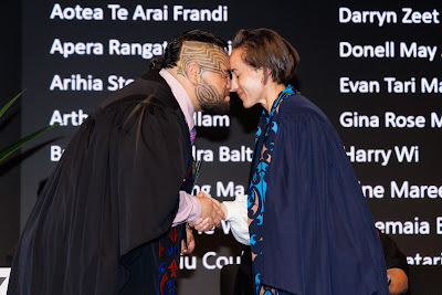 Photo from Ceremony 2 of the TWoA Tāmaki Makaurau 2025 Graduations (May 2025) held at the Mangere Arts Centre in Auckland, New Zealand on Monday, 26 May, 2025. Photo by Mike Walen / KeyImagery Photography. Copyright: © 2025 Te Wānanga o Aotearoa.
