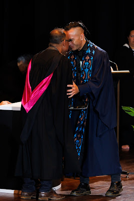 Photo from the TWoA Tāmaki Makaurau 2023 Graduations (Ceremony 1 @ 10am), held at the Due Drop Events Centre, Manukau, Auckland, New Zealand on Wednesday, 7 June, 2023. Photo: Mike Walen / KeyImagery Photography. Copyright: © Te Wānanga o Aotearoa.