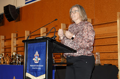 Photo from the Waikato Diocesan Sports Awards 2022, held in the school gym at Waikato Diocesan School for Girls, Hamilton, New Zealand on 21 October 2022. Photography: Paul Melton - Meltons Moments / KeyImagery Photography. Copyright: © Waikato Diocesan School for Girls.