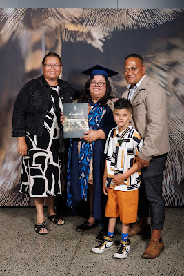 Photo from Ceremony 2 of the TWoA Tāmaki Makaurau 2025 Graduations (March 2025) held at the Mangere Arts Centre in Auckland, New Zealand on Wednesday, 12 March, 2025. Photo by Mike Walen / KeyImagery Photography. Copyright: © 2025 Te Wānanga o Aotearoa.
