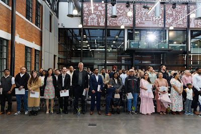 Photo from the HCC NZ Citizenship Ceremony 2 (Afternoon) held at The Atrium, Wintec/Te Pukenga, Hamilton, Waikato, New Zealand at 3:30pm on Monday, 12 August, 2024. Photo: Mike Walen / KeyImagery Photography. Copyright: © Hamilton City Council.