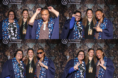 Booth photo from the TWoA Tainui 2021 Graduations (Thursday Morning - Ceremony 1), held at Elim Church, Te Rapa, Hamilton, New Zealand. Taken: Thursday 22 April 2021. Photo: InstaBooth / KeyImagery Photography. Copyright: © Te Wānanga o Aotearoa.