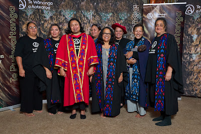 Photo from the TWoA Waiariki 2023 Graduations (Kawerau), held at  Rautahi Marae, Kawerau, Bay of Plenty, New Zealand on Friday, 2 June, 2023. Photo: Alick Saunders for KeyImagery Photography. Copyright: © Te Wānanga o Aotearoa.