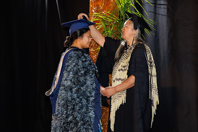 Ceremony photo from the TWoA Tainui 2023 Graduations (Ceremony 3 - Thursday Morning), held at Hamilton Boys High School, Hamilton, Waikato, New Zealand on Thursday, 20 April, 2023. Photo: Mike Walen / KeyImagery Photography. Copyright: © Te Wānanga o Aotearoa.